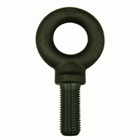 Eyebolt, 15,000 lb. Capacity, Standard, Shouldered, Forged Steel, 1-1/4"-7 Thread Size