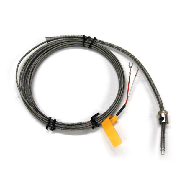 Thermocouple, 1-12" Variable Depth, Type J, Grounded, 3/16" Tip Diameter, 180" SS Leads