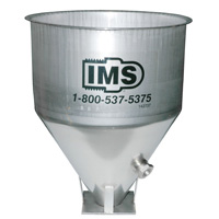 Conical Hopper, 16" Diameter with 6" x 6" Flange