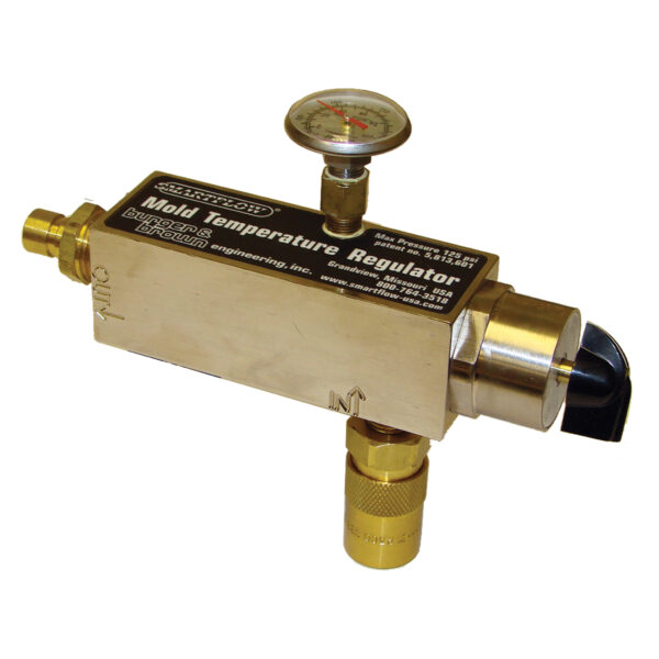 Mold Temperature Regulator, 80-120 Deg F, Inlet with 1/4" QD Socket, Outlet with 1/4" QD Plug