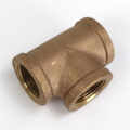 Tee, 1″, Bronze.