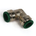 Push to Connect Tube Fitting, Union Elbow, 1/4″ OD Tube to 1/4″ OD Tube