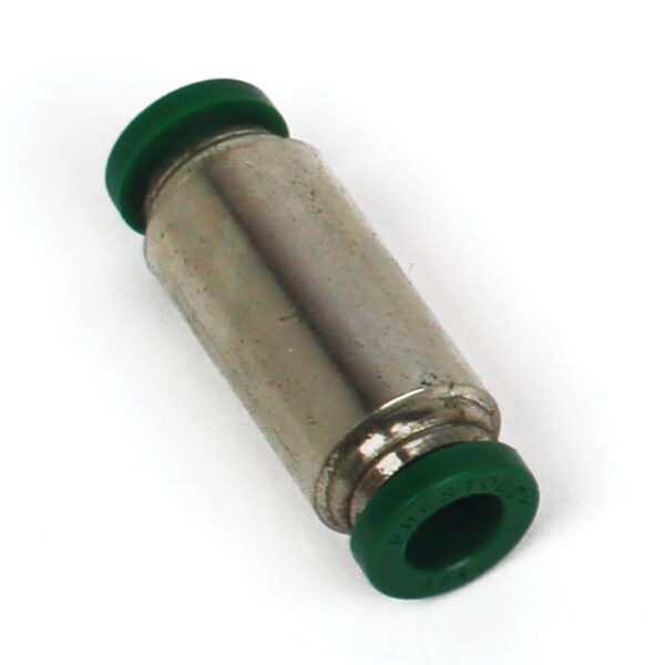 Push to Connect Tube Fitting, Union, 3/8" OD Tube to 3/8" OD Tube