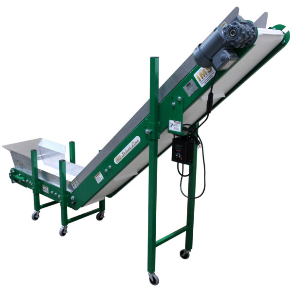 Conveyor, Horizontal to Incline, SLX-120306, 3' Horizontal Length, 6' Incline Length, 12" Wide