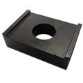 Extra Large No Turn Rectangular Mold Washer, 1-1/4″ ID Hole, 3-1/2″ Long, 3″ Between Legs 1″ Thick