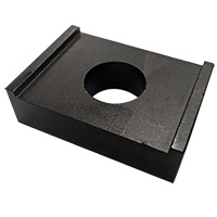Extra Large No Turn Rectangular Mold Washer, 1-1/4" ID Hole, 3-1/2" Long, 3" Between Legs 1" Thick