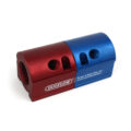 Manifold, Aluminum, Duoflow (2) 1″ Inlets, (4) 1/4″ Ports