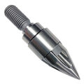 Screw Tip Assembly, Nissei, 32mm, 4.7″ OAL, Castle Style, 40 Deg Nose, TR18x2.0 LH Thd, H-13/HT/NIT