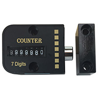 Mold Cycle Counter - Style E, External Mount, Mechanical, 7 Digit