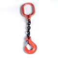 Chain Sling, Alloy, Type SOS, Single Leg, 5/8″ Chain x 48″ Reach, Sling Hooks with Safety Latches