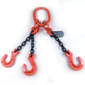 Chain Sling, Alloy, Type TOS, Three Leg, 9/32″ Chain x 48″ Reach, Standard Sling Hooks