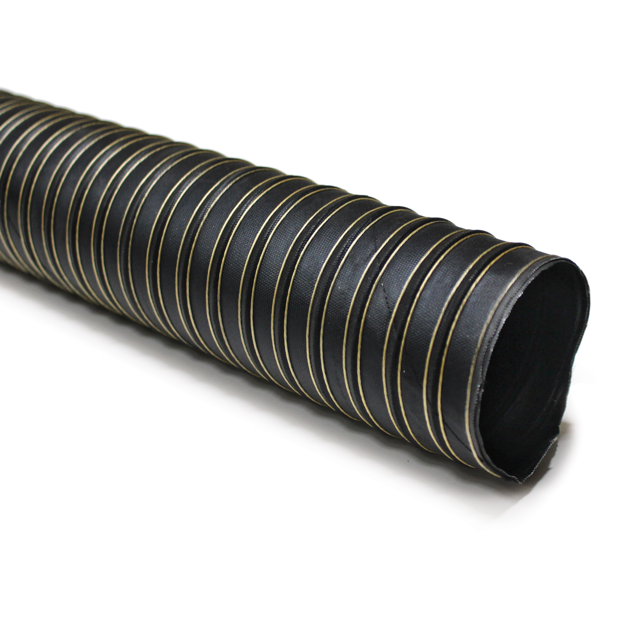 Hopper Dryer Hose, 2-Ply, Black, 8" ID, 13