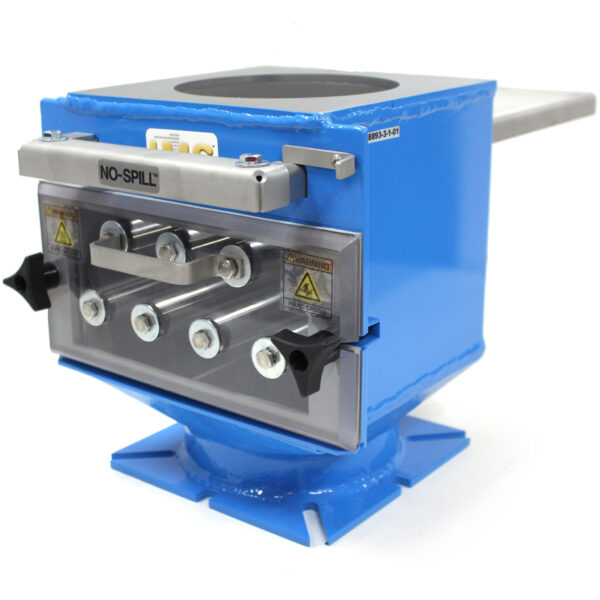 Drawer Magnet, 8" x 8", with Undrilled Blank Steel Top Flange and Universal Slotted Bottom Flange