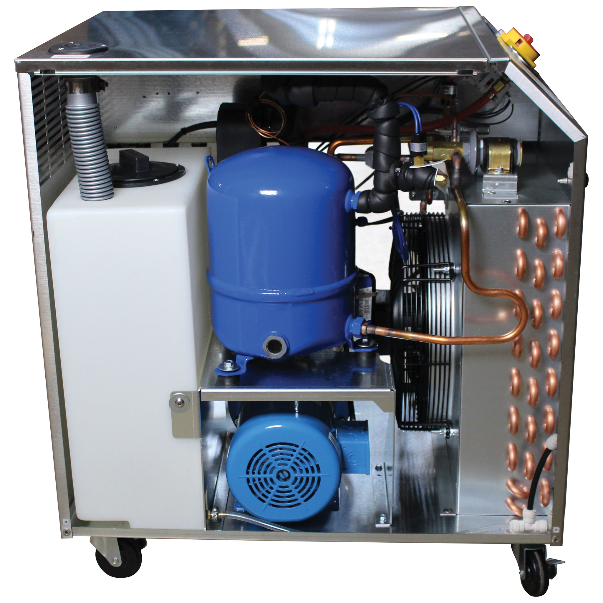 Chiller, J Series, 12000 Btu/hr, 460/60/3 Volt, Includes Auto Water Fill, Complete with Casters. - Image 2