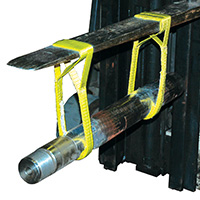 Mold Sling, Nylon Web, 2" X 3', 6400 lb Vertical Lift, 5120 lb Choker Lift, 12800 lb Basket Lift