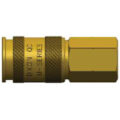Universal Air Coupler, Brass, 3/8″ Body Size