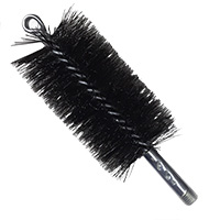 Brass Bristle Condenser Tube Cleaning Brush, 5/8" Brush Diameter, 4-1/2" Brush Length