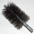 Brush, Heavy Duty Barrel, 80mm OD, High Carbon Steel, Double Stem And Spiral
