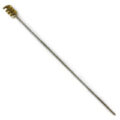 Brass Bristle, Power Driven (Single Spiral) Tube Brush, 3/8″ Brush Diameter, 12″ Length