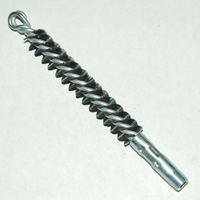 Brush, Heavy Duty Barrel, 3/4" OD, High Carbon Steel, Double Stem And Spiral