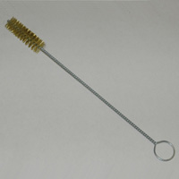 Brass Bristle Tube Brush, 7/8" Brush Diameter, 13-1/2" Overall Length