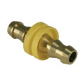 Hose Mender, 3/8″ Inside Diameter Hose, Push-On, Brass.