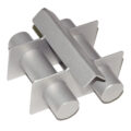 Hopper Magnet, Heavy Duty 4″ Square, 304
