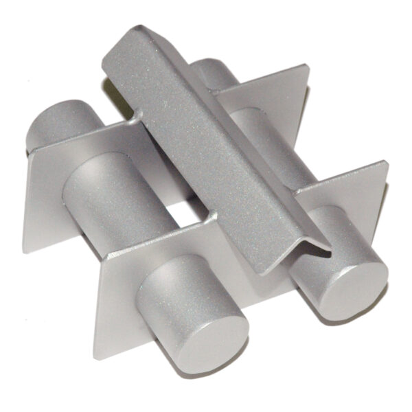 Hopper Magnet, Heavy Duty 4" Square, 304