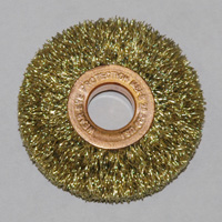 Brass Copper Center Brush, 2" Brush Diameter