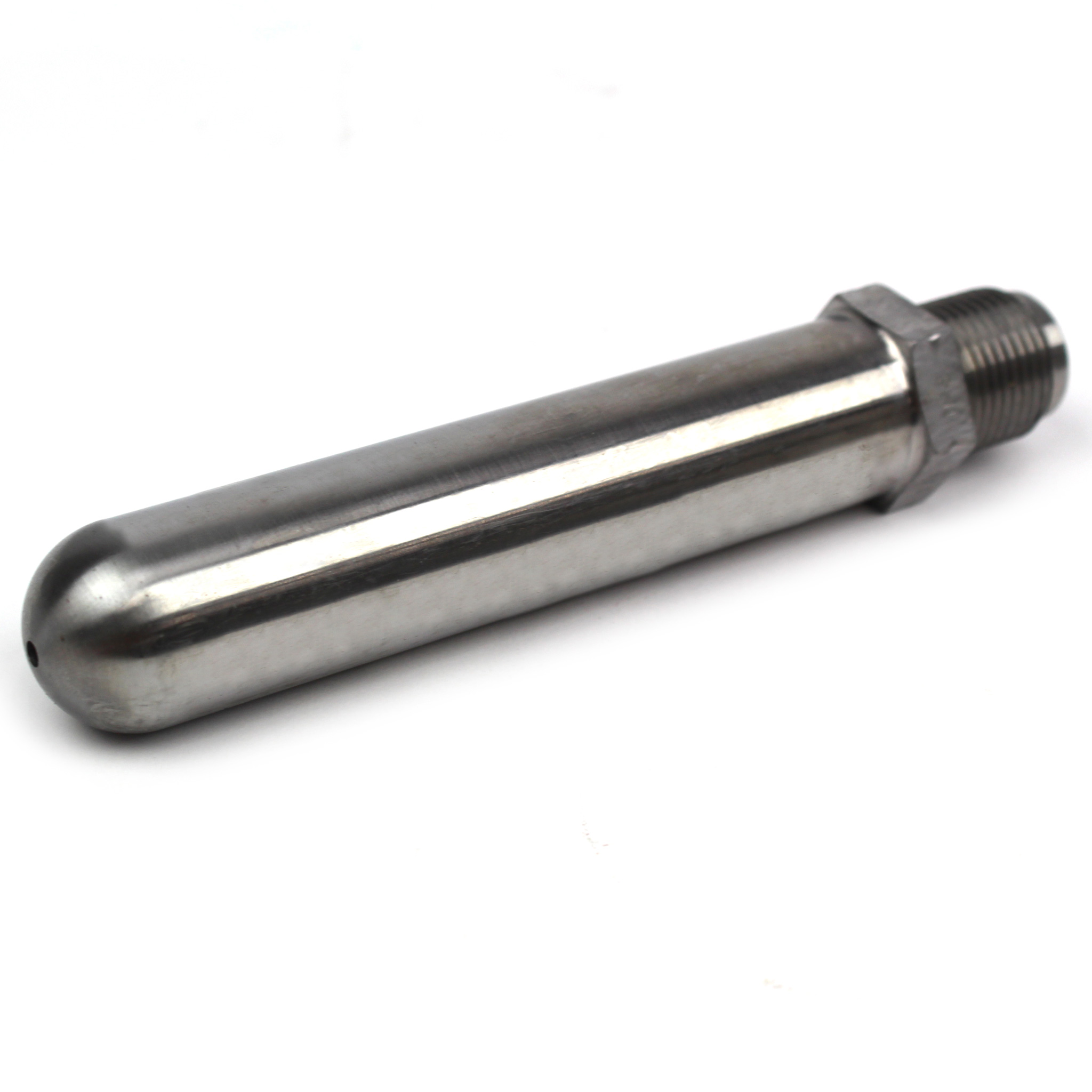 Nozzle Tip, GP, 6" OAL, 7/8"-14, 1/2" RO, 3/4" Radius, 1/4" Orifice. - Image 1