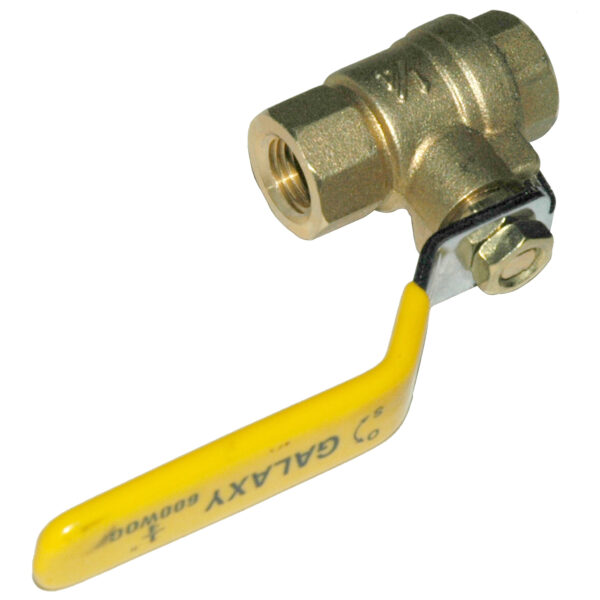 Ball Valve, 1/4" Female NPT, Full Port Brass
