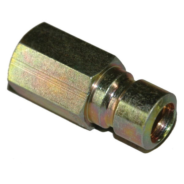 Plug, Water, 300 Series, 3/8" Passage, 1/4" NPT Female, Steel