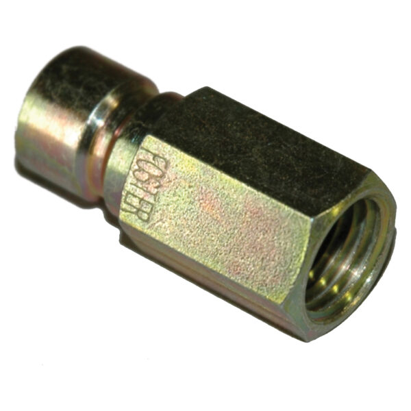 Plug, Water, 300 Series, 3/8" Passage, 1/4" NPT Female, Steel