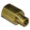 Plug, Water, 300 Series, 3/8" Passage, 1/2" NPT Female, Brass - Image 2
