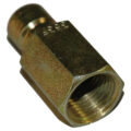 Plug, Water, 300 Series, 3/8" Passage, 3/8" NPT Female, Steel - Image 1