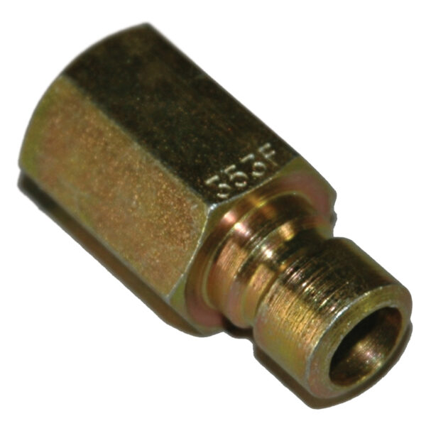 Plug, Water, 300 Series, 3/8" Passage, 3/8" NPT Female, Steel