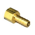 Hose Barb, 3/8″ Inside Diameter Hose, 3/8″ Female NPT, Straight, Brass