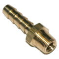 Hose Barb, 1/4″ Inside Diameter Hose, 1/8″ Male NPT, Straight, Brass