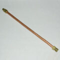 Bendable Copper Tube, 13″ OAL with 1/8″ Female NPT End And 1/8″ NPT End.