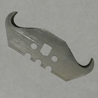 Replacement Blade, 100 Pack, Reversible Hooked Style for Utility Knives