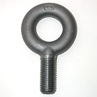Eyebolt, 15,000 lb. Capacity, Standard, Non-Shouldered, Forged Steel, 1-1/4"-7 Thread Size