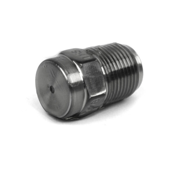 Nozzle Tip, GP, 1-1/2" OAL, 7/8"-14, 1/2" RO, Flat Face, 1/8" Orifice.