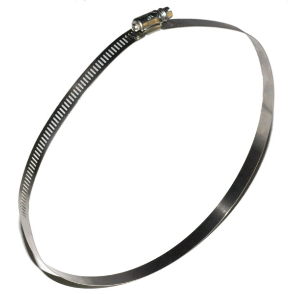 Hose Clamp, Worm Gear, Standard, 9/16" Wide Clamp #128, Size Range: 1-3/4" to 8-1/2" Diameter