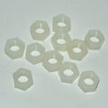 Hex Nut, 3/8″-16 Thread, Nylon or Equivalent, Off White Used for IMS Lime Buster