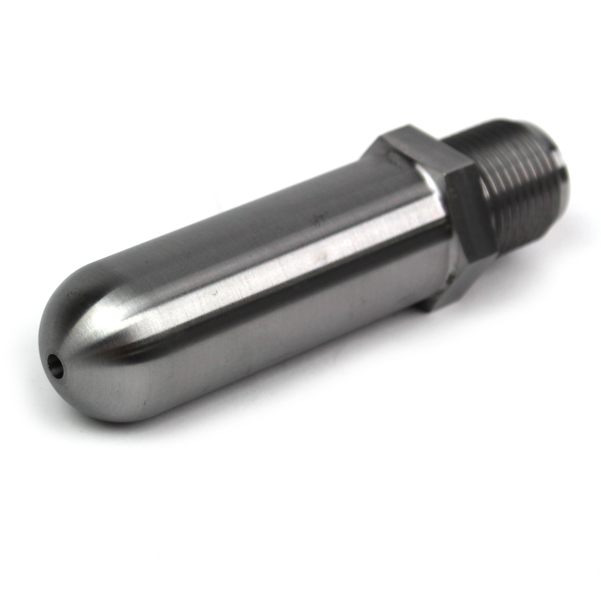 Nozzle Tip, GP, 4" OAL, 7/8"-14, 1/2" RO, 3/4" Radius, 7/32" Orifice. - Image 1