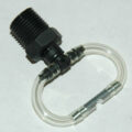 Fan Spray Nozzle, Swivel Loop Assembly for Use with Solenoid Valve, 1/8″ NPT