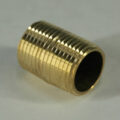 Pipe Nipple, 1/2" NPT, Close, Brass - Image 2