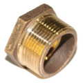 Bushing, Hex, 1-1/4" x 1" NPT, Bronze - Image 1