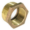Bushing, Hex, 1-1/2″ x 1-1/4″ NPT, Bronze