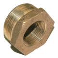 Bushing, Hex, 1-1/2″ x 1″ NPT, Bronze